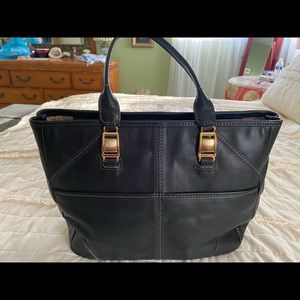 Brighton black leather tote/purse